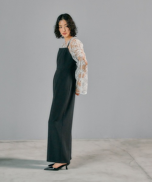 shi 美品 前撮り 結婚式 オケージョン チュール ブラウス トップス LEPSIM ブラウス シャツ 「結婚式／オケージョン」チュール刺繍