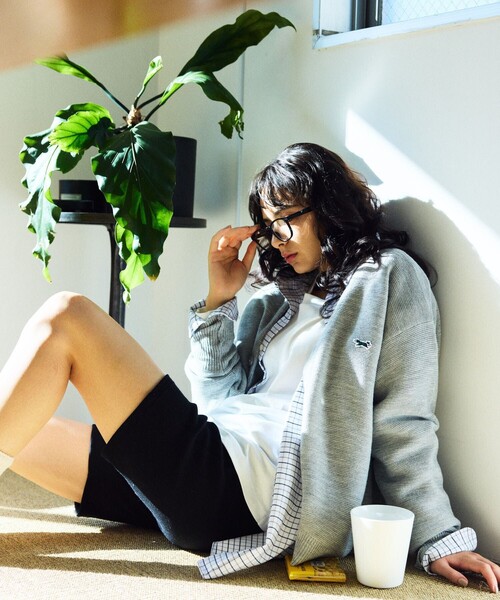 「TOWNCRAFT」 ニットカーディガン「FREAK’S STOREコラボ」 MEDIUM イエロー メンズ_画像6