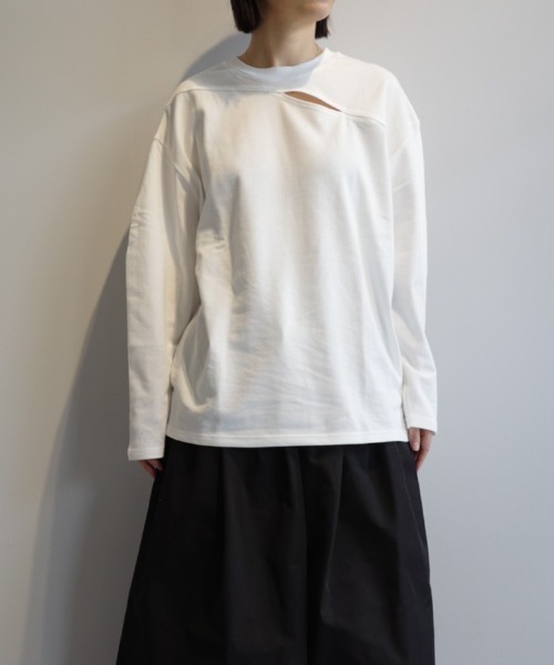 tシャツ MANOF SLIT LONG TEE レディース
