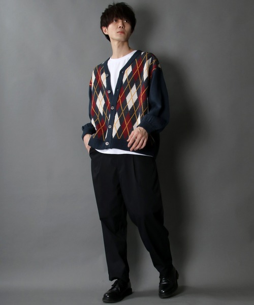 「SITRY」 ニットカーディガン X-LARGE ブラウン メンズ_画像5