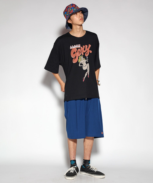 ヒス☆BIG Tシャツ HOPE - 【26SS】ビッグ Tシャツ / BIG TEE / BLACK HEAVY JERSEY