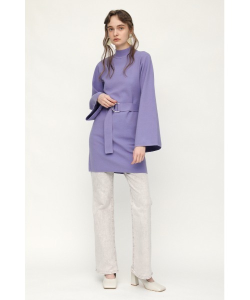 「SLY」 ニットワンピース FREE ブラック レディース_画像3