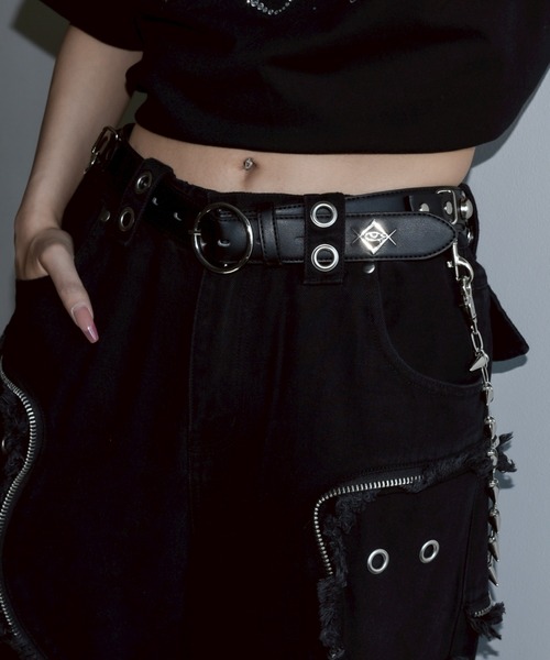 REFLEM（レフレム） ベルト 「REFLEM/レフレム」スパイクチェーン付き