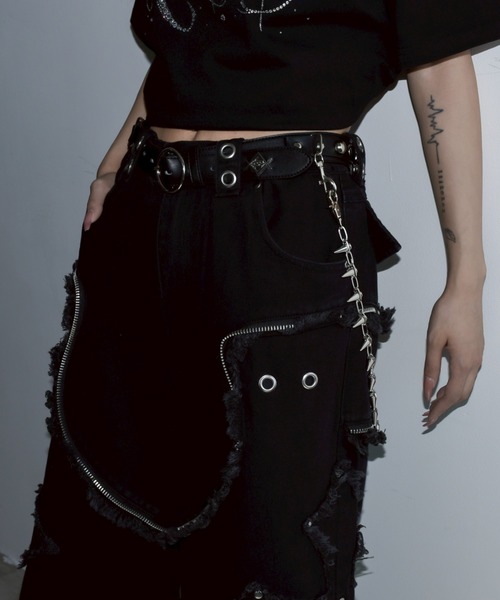 REFLEM（レフレム） ベルト 「REFLEM/レフレム」スパイクチェーン付き