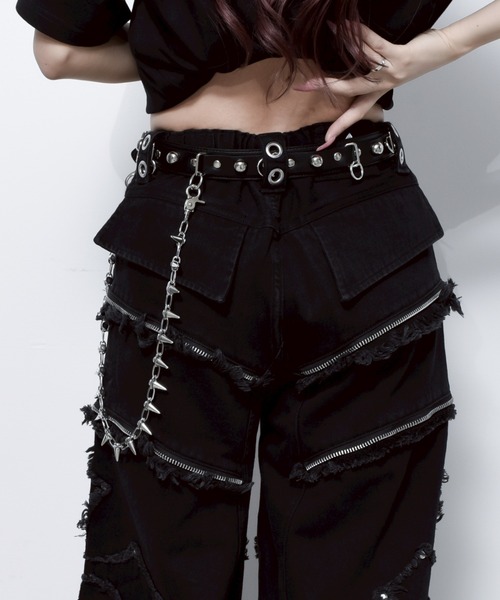 REFLEM（レフレム） ベルト 「REFLEM/レフレム」スパイクチェーン付き