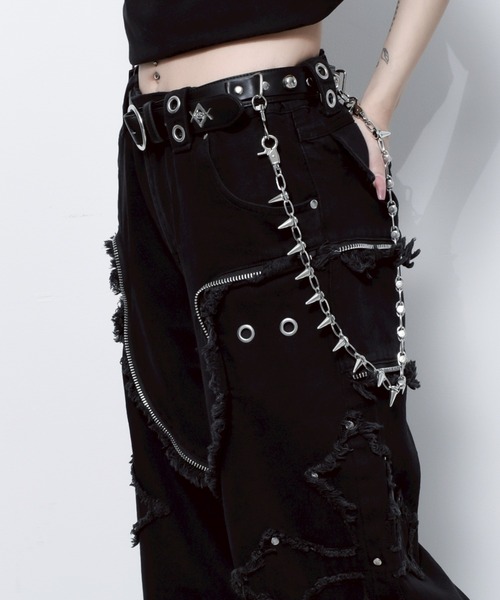 REFLEM（レフレム） ベルト 「REFLEM/レフレム」スパイクチェーン付き