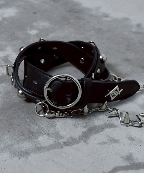 REFLEM（レフレム） ベルト 「REFLEM/レフレム」スパイクチェーン付き