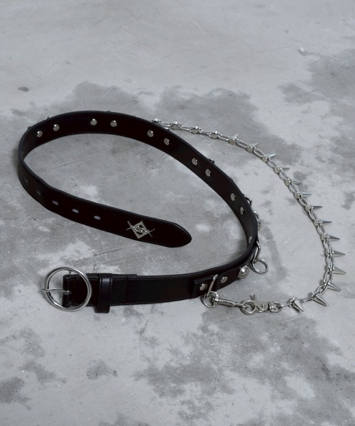 REFLEM（レフレム） ベルト 「REFLEM/レフレム」スパイクチェーン付き