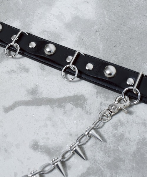 REFLEM（レフレム） ベルト 「REFLEM/レフレム」スパイクチェーン付き