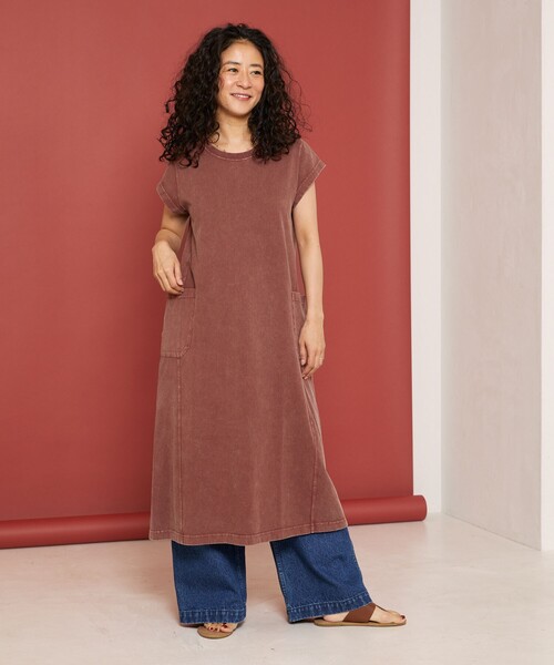 Freada（フリーダ） ワンピース ケミカルウォッシュ カットワンピース