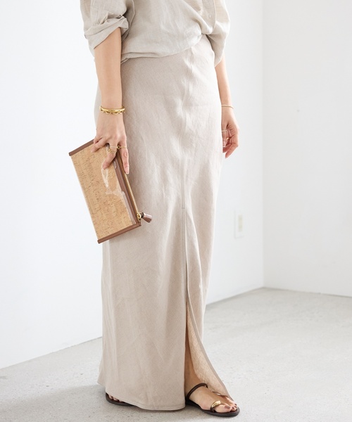Deuxieme Classe スカート *OGLINEN タイトスカート : ZOZOTOWN