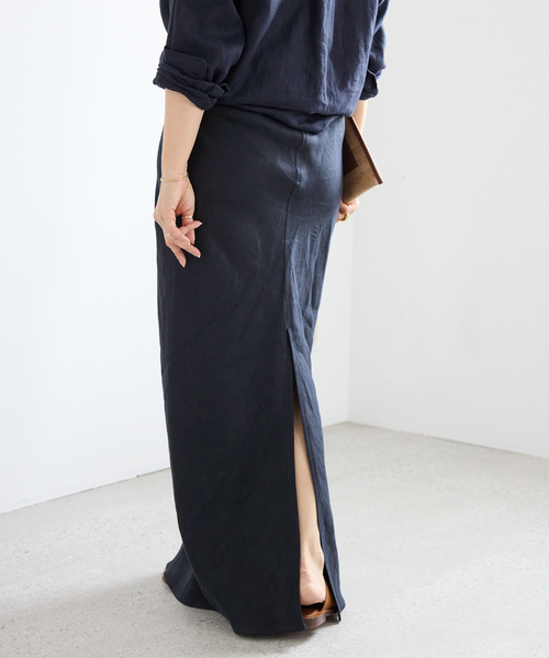 【新品】Deuxieme Classe　OGLINEN タイトスカート　34 OGLINEN タイトスカート（ロング・マキシ丈スカート）｜Deuxieme