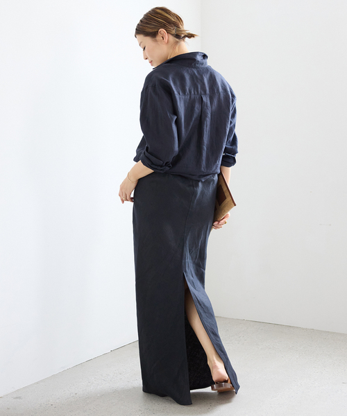 Deuxieme classe タイトスカート Deuxieme Classe スカート *OGLINEN タイトスカート : ZOZOTOWN