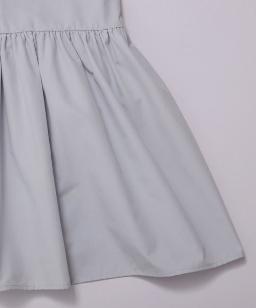Fit more ワンピース チュールフリルセーラーカラーワンピース
