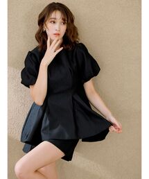 dazzlin フクレジャカードチュニック dazzlin パンツ 「藤井サチコラボ」フクレジャカードチュニック