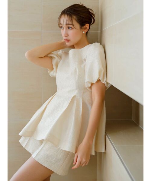 dazzlin 【藤井サチコラボ】フクレジャカードチュニック dazzlin パンツ 「藤井サチコラボ」フクレジャカードチュニック