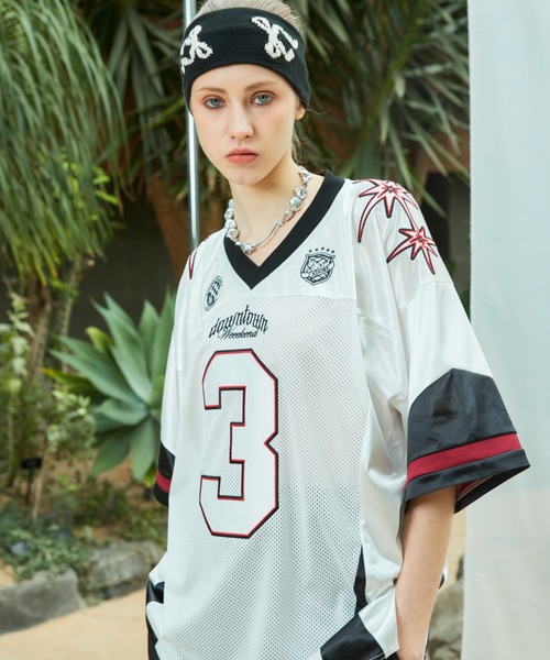 LARTIGENT（ラーティゼン） tシャツ L9 BIG NUMBER FOOTBALL TOP