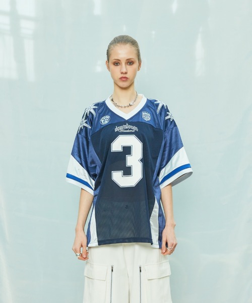 LARTIGENT（ラーティゼン） tシャツ L9 BIG NUMBER FOOTBALL TOP