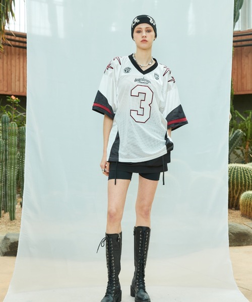LARTIGENT（ラーティゼン） tシャツ L9 BIG NUMBER FOOTBALL TOP