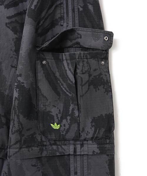 adidas カーゴパンツ　カモフラ　ブラック　美品 adidas カーゴパンツ ZIP-OFF CARGO PANTS / アディダス