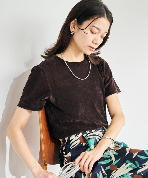 tシャツ シアー フロッキー Tシャツ レディース