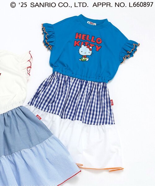 sanrio（サンリオ） ワンピース 「ハローキティ」リメイク風ワンピース