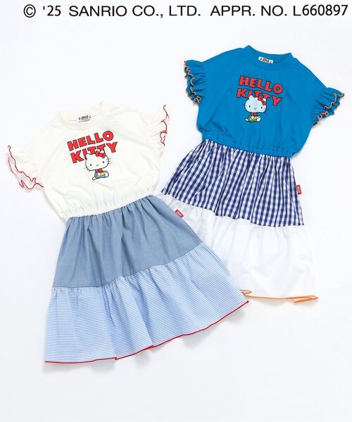 sanrio（サンリオ） ワンピース 「ハローキティ」リメイク風ワンピース