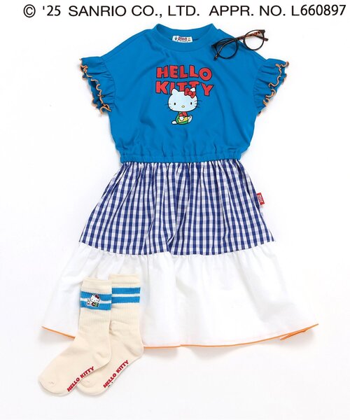 sanrio（サンリオ） ワンピース 「ハローキティ」リメイク風ワンピース