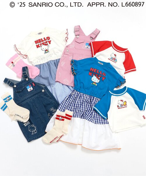 sanrio（サンリオ） ワンピース 「ハローキティ」リメイク風ワンピース