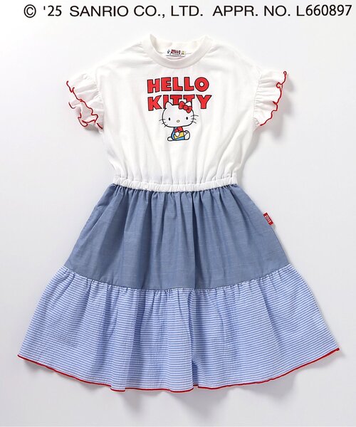 sanrio(サンリオ) ワンピース 「ハローキティ」リメイク風ワンピース sanrio(サンリオ) ワンピース 「ハローキティ」リメイク風ワンピース