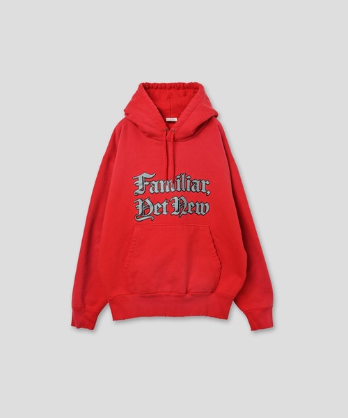トレーナー スウェット 「KHA:KI / カーキ」DAMAGE HOODIE F.Y.N レディース kha:ki トレーナー スウェット 「KHA:KI / カーキ」DAMAGE