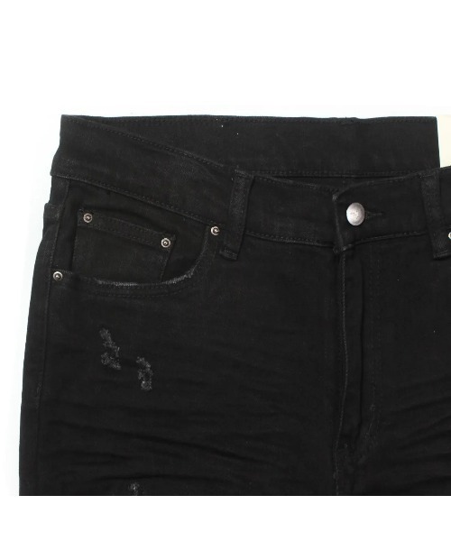 mnml（ミニマル） ジーンズ 「mnml」X201 RHINESTONE SKINNY DENIM 「I