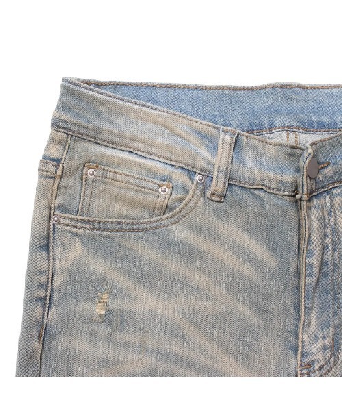 mnml（ミニマル） ジーンズ 「mnml」X201 RHINESTONE SKINNY DENIM 「I