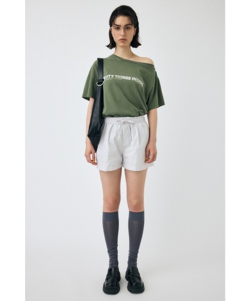 MOUSSY tシャツ ONE SHOULDER Tシャツ レディース : ZOZOTOWN