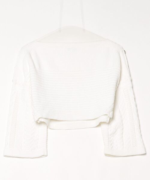 「CHANEL」 7分袖ニット 34 ホワイト レディース CHANEL 「CHANEL」 7分袖ニット 34 ホワイト レディース