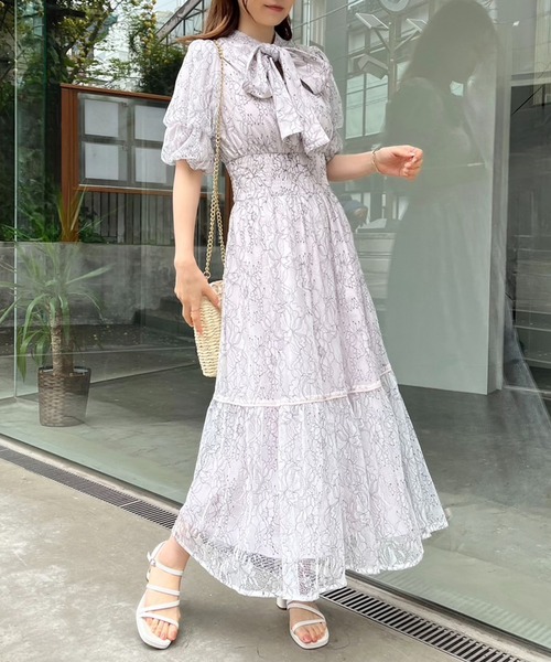 one after another NICE CLAUP 「one CLAUP」 半袖ワンピース FREE