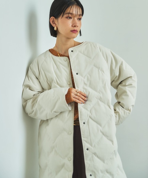 DOUX ARCHIVES（ドゥアルシーヴ） ノーカラーコート コート シームレス