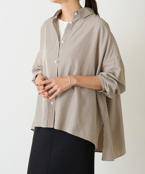 BEARDSLEY（ビアズリー） ブラウス シャツ ポンチョシャツ レディース