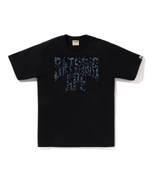 A BATHING APE tシャツ WILD LEOPARD PATTERN NYC LOGO TEE