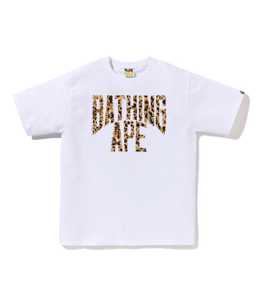 ape tシャツ 正規品 A BATHING APE tシャツ WILD LEOPARD PATTERN NYC LOGO TEE