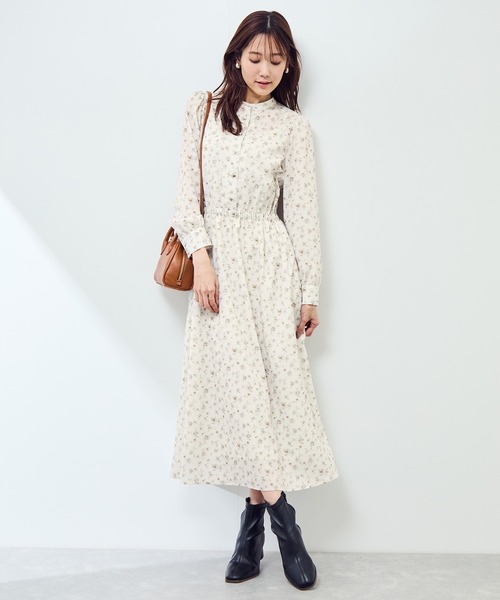 ☆未使用タグ付☆【ハグオーワー】ロングワンピース　小花柄 ROPE' PICNIC（ロペ ピクニック） ワンピース 小花柄ノスタルジック