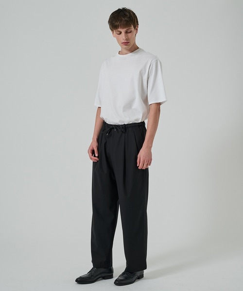 marka オーガニックコットンギャバジン サイドアジャストトラウザース marka (マーカ) SIDE ADJUST TROUSERS / サイドアジャスト