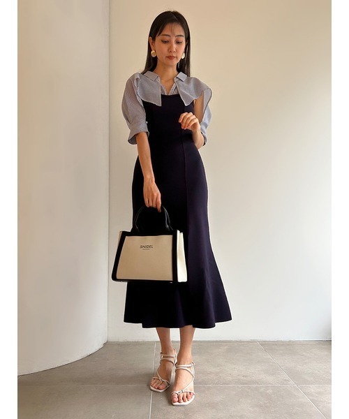 SNIDEL（スナイデル） 半袖ワンピース FREE ベージュ系その他