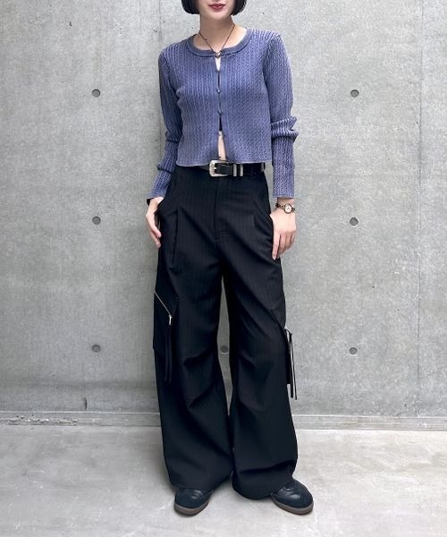 PAGEBOY（ページボーイ） カーディガン ピグメントケーブル