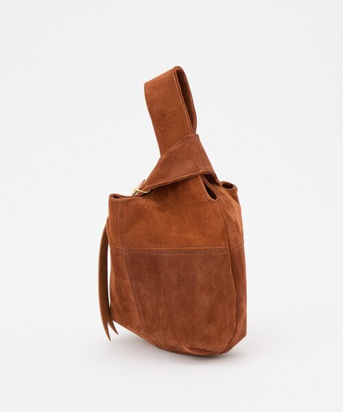 【新品未使用】russet ベージュ　本革スエードトートバッグ russet（ラシット） ショルダーバッグ バッグ スエードワンショルダー