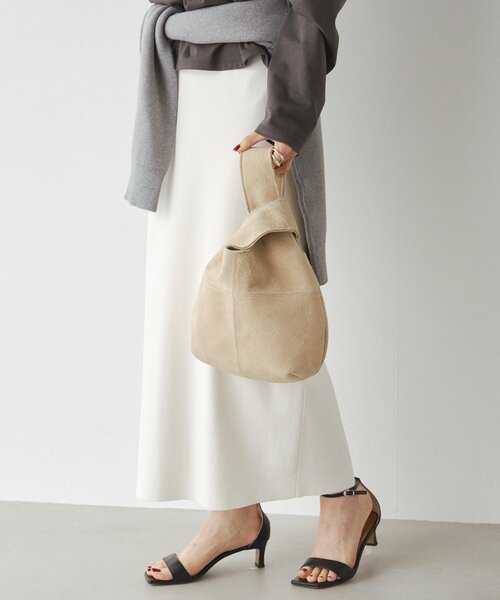 russet（ラシット） トートバッグ スエード巾着ハンドバッグ