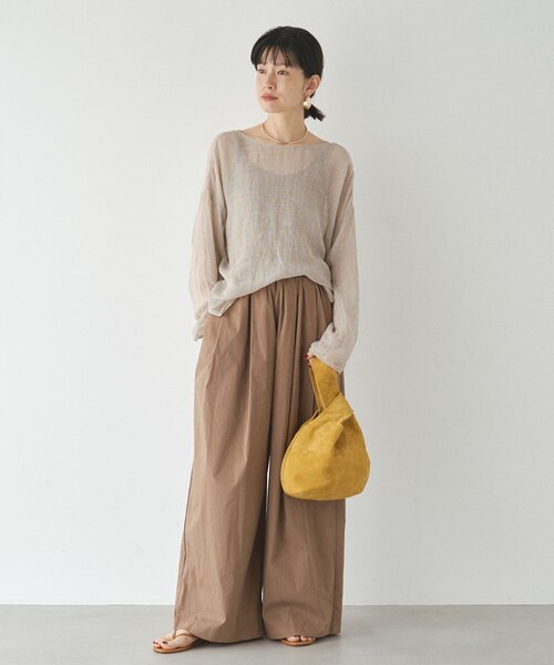 russet（ラシット） トートバッグ スエード巾着ハンドバッグ