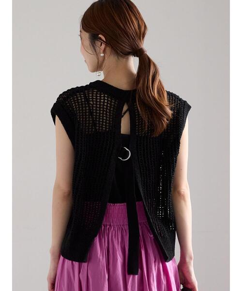 little suzie テープヤーンメッシュベスト little suzie テープヤーンメッシュベスト
