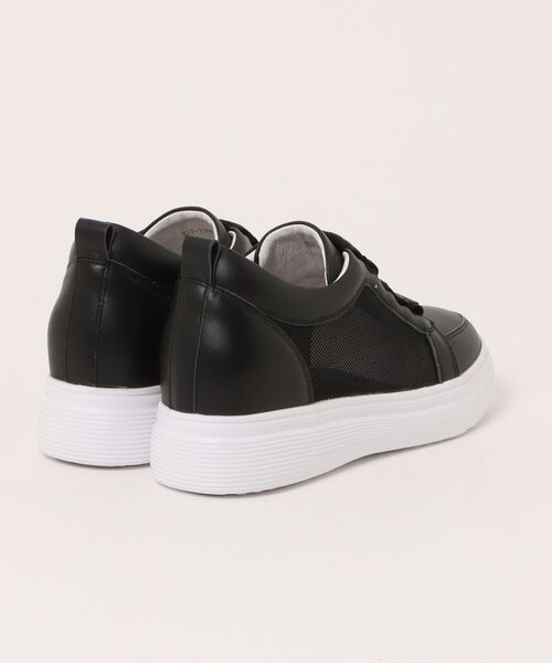 ALL BLACK（オールブラック） スニーカー 「本革/軽量/270g/厚底/5.5cm