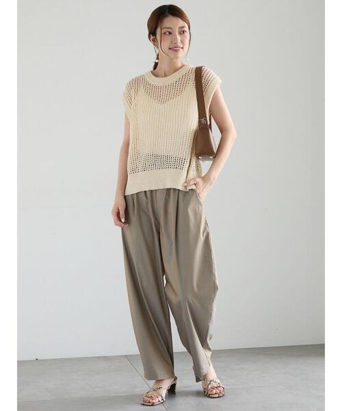 パンツ Chiiiiii12 Te chichi パンツ シアーワイドパンツ レディース : ZOZOTOWN